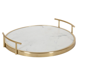 ถาดหินอ่อนอเนกประสงค์ The Creative Metal TCM-1978 ดีไซน์ทันสมัย ใช้ได้หลากหลาย สำหรับเสิร์ฟ จัดระเบียบ ตกแต่ง ทุกพื้นที่ ให้ความสง่างาม - Product Image 1