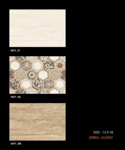 Azulejo de cerámica de inyección de tinta digital 3D para pared de baño 30x45cm - Product Image 5