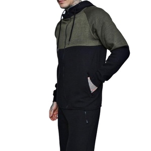 ขายส่งบุรุษโลโก้ที่กําหนดเองวอร์มกีฬาแจ็คเก็ตเสื้อกันหนาวหมวกและชุด Jogger ผู้ชาย - Product Image 2