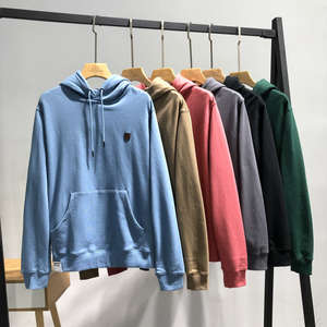 Le nouveau sweat à capuche en coton surdimensionné personnalisé, unisexe, essentiel, uni, sweat à capuche en relief 3D - Product Image 3