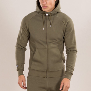 Survêtement de jogging pour hommes, 2 pièces avec fermeture éclair, coupe slim, personnalisé, en coton, vêtements de sport, nouvelle collection - Product Image 3