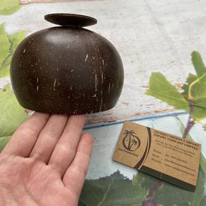 Tasse japonaise en noix de coco naturelle, pour SMOOTHIE, tasse en bambou faite à la main avec poignée/tasse sans bras du VIETNAM - Product Image 2