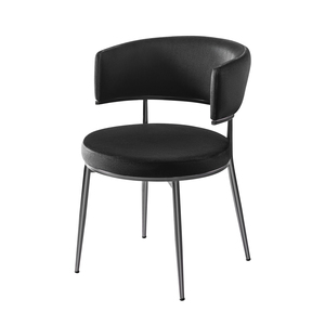 Chaises de salle à manger personnalisées, pieds en métal, de luxe, de haute qualité, moderne - Product Image 4