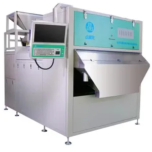 2024 plastic recycling machine color sorter sorting mixed-color plastic bottle scraps