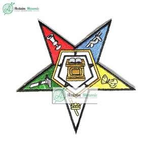 Delantal bordado a mano Order of Eastern Star Masonic OES Worthy Patron Delantal - Product Image 4