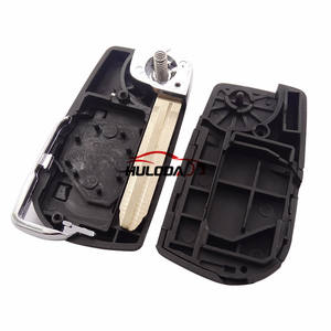 Huloda for <strong>toyota</strong> modified 2 button auto <strong>key</strong> <strong>shell</strong> blank 3 with toy 43 blade toy-ks-36b black - Product Image 2