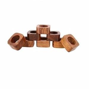 Servilletero de madera para mesa de comedor decorativo de cocina Popular, servilletero de madera hecho a mano con estilo económico de Metal - Product Image 6