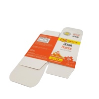 Boîte d'emballage personnalisée pour compléments alimentaires, carton pliable en papier recyclable pour vitamines et minéraux, impression offset avec logo personnalisé