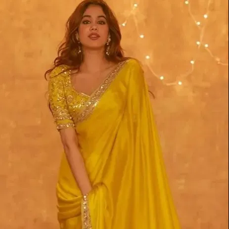 Bollywood Stijl Designer Saree Indian Borduren Handwerk Bruiloft Seizoen Party Dames Dragen Celebrity Fashion Groothandel