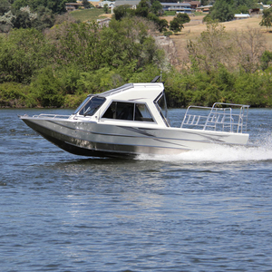 Bateau de pêche rapide à cabine complète en aluminium de 21 pieds, homologué CE, état neuf, bateau de plaisance à vendre - Product Image 2