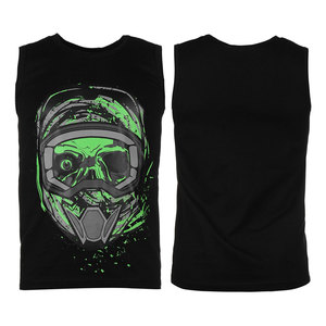 เสื้อกล้ามผ้าคอตตอนสำหรับผู้ชายผ้า100% สำหรับออกกำลังกายฟิตเนสเล่นกีฬาวิ่งแห้งเร็ว - Product Image 1
