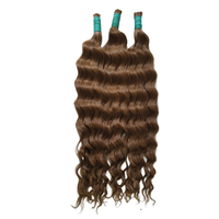 Paquetes de cabello indonesio al por mayor, ondas profundas, cabello humano Remy 100%