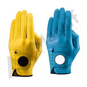 Gants de sport flexibles en PU pour hommes, gant de golf en cuir synthétique Cabretta de qualité supérieure avec logo personnalisé pour la salle de sport, vente en gros - Product Image 6