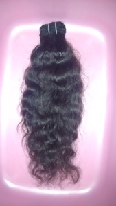 16 "Meilleure ondulation de cheveux bruts. Tissage de cheveux naturels vierges 100% non transformés. Cheveux indiens vierges de qualité supérieure-100% cheveux vierges d'origine - Product Image 6