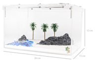Décoration de chambre en plastique écologique, design plage, palmiers, fourmis, formicarium