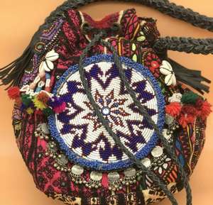 Sac Banjara brodé à la main, sac ethnique indien, sac bohème - Product Image 3