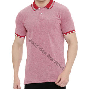 Camiseta con cuello de logotipo personalizado para hombre, polo de golf, camisetas lisas - Product Image 1