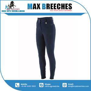 Jodhpurs équestres à siège intégral conçus sur mesure, collants d'équitation confortables en nylon avec impression en silicone, nouveaux produits pour chevaux - Product Image 6