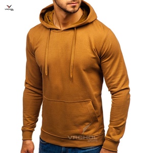 Logo personnalisé Sweat à capuche pour homme 100% coton 320gsm de haute qualité anti-rides tricoté OEM approvisionnement imprimé uni brodé grande taille - Product Image 6