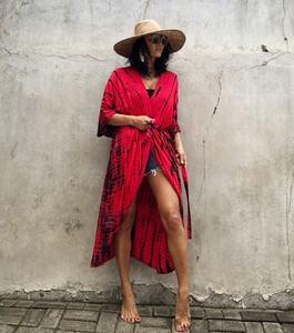 Kimono à cravate pour femmes, vente en gros, fabricant, vêtements pour femmes, tricot à cravate - Product Image 2