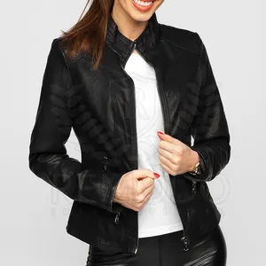 High Quality Custom Leather Jacket For Women