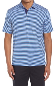 Blaine เสื้อกอล์ฟแขนสั้นแบบถักของผู้ชายเสื้อยืดผ้าฝ้ายกันเปื้อนพิมพ์ลาย100% สำหรับฤดูร้อน - Product Image 2