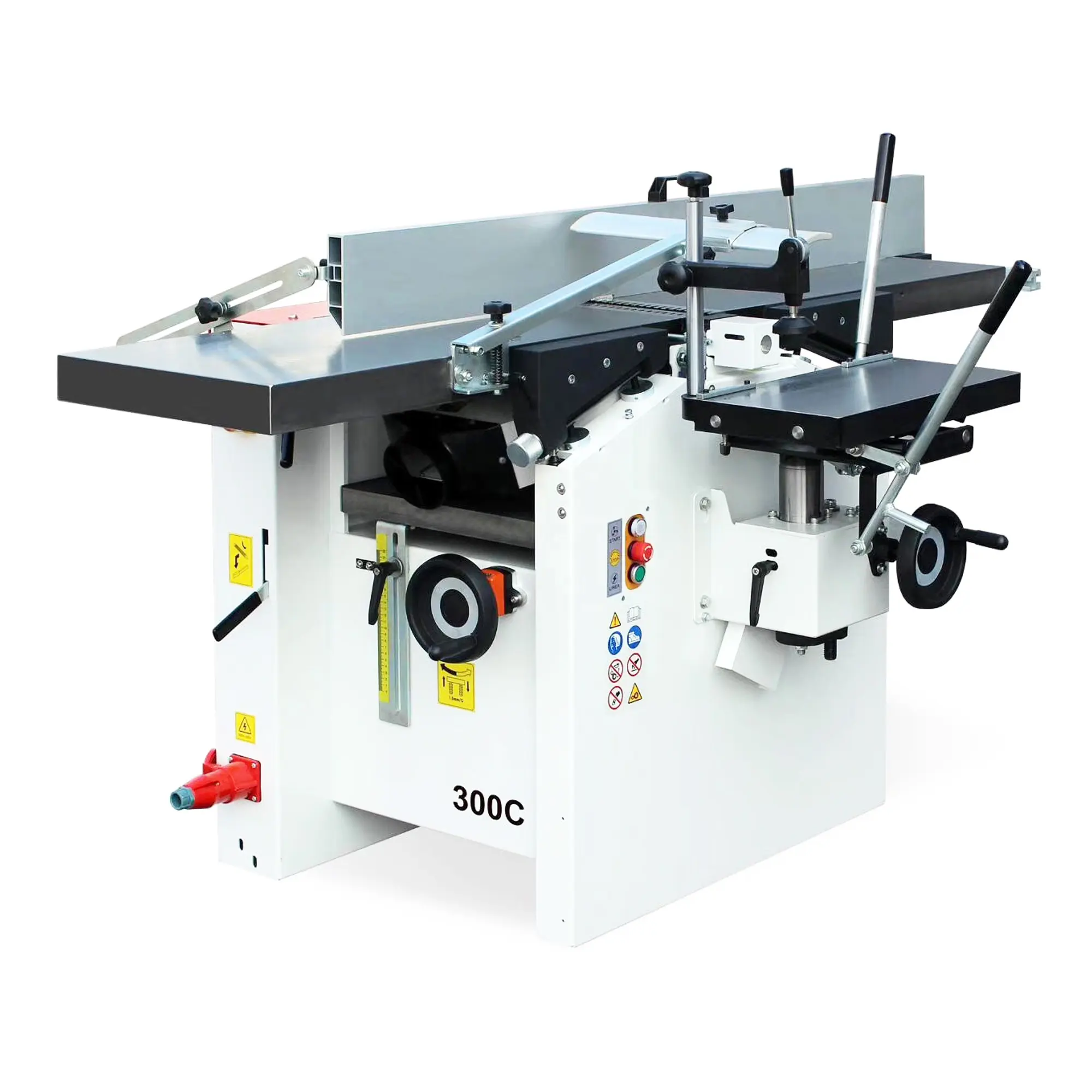 Item# 300C Woodworking Combination Machine with Planer Thicknesser Mortiser Functions