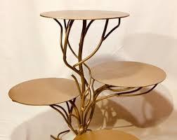 Latest designer golden solid metal silver Cake Stand for home and restaurants - Product Image 4
