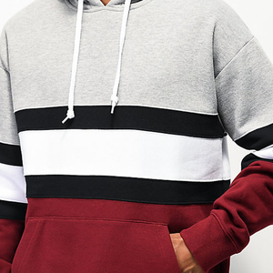 OEM pour hommes, pulls à capuche décontractés d'automne à blocs de couleurs pour hommes - Product Image 4