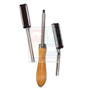Corban Acero Inoxidable Caballo Equino Dental Flotador Escofina Set Instrumentos Quirúrgicos Veterinarios - Product Image 1