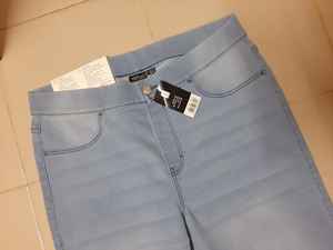 Ladies Branded Mid Waist Casual Sexy Knitted <b>Leggings</b> Breathable Anti-Bacterial Snagging Resistance Fitness Wear Design Your Own - Product Image 2