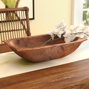 Bol en bois de grande taille de qualité supérieure bol à pâte de service en bois durable fait à la main au prix d'usine - Product Image 4
