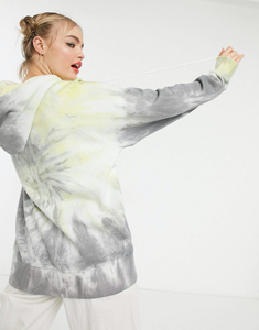 เสื้อมีฮู้ดมัดย้อม,เสื้อมีฮู้ดผ้าฝ้ายแขนผูกเน็คไทย้อมสี - Product Image 4