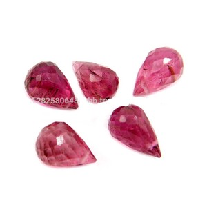 Giọt Nước Mắt Nhiều Mặt Bằng Đá <span class=keywords><strong>Tourmaline</strong></span> Màu Hồng Chất Lượng Cao Với Giá Thấp - Product Image 1