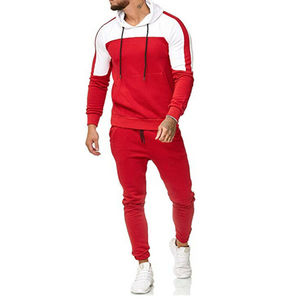 Conçu sur mesure Survêtement d'entraînement de jogging à manches longues en polyester de haute qualité avec chemise pantalon de survêtement pour les entraînements d'hiver pour hommes - Product Image 3