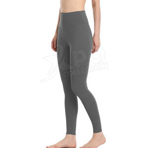 Mallas de entrenamiento de cintura alta, sin costuras, súper elásticas, para gimnasio - Product Image 1
