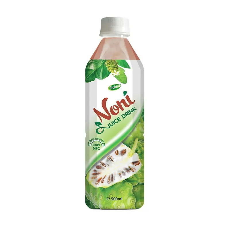 Doğal tat Vietnam üretici 500ml PET şişe Noni suyu