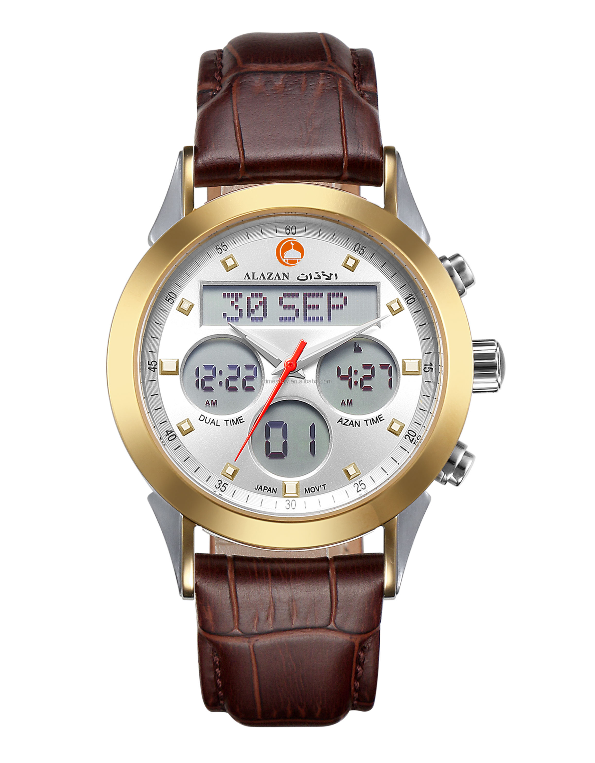 Half gold&Leather white