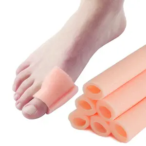 Protetores de dedão e dedo do tubo, bandagem acolchoada de espuma de tubo, tubo do dedo do pé ha00537