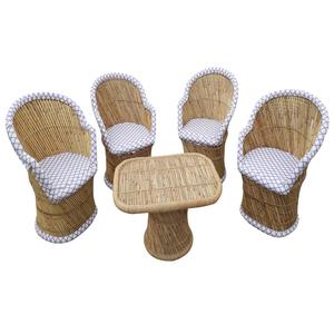 Juego de muebles de sillas de interior de cuero moderno de lujo más vendido de 2024 para sala de estar juego de dormitorio principal (4 sillas + 1 mesa) - Product Image 4