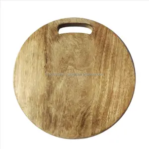 Tùy chỉnh chất lượng cao vòng xoài tự nhiên gỗ thớt Board với chủ đề treo cho nhà bếp hoặc nhà hàng sử dụng