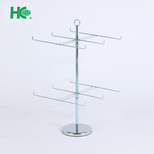 Soporte de exhibición para tienda al por menor, estante giratorio para encimera de alambre de metal, embalado en cartón - Product Image 4
