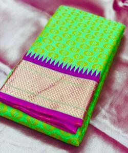 Sarees Soie Partie Porter Indien Dernier Designer Femmes Porter Sari Avec Chemisier Japon Satin Crape Soie Tissus Doux Impression Numérique Sari Ethnique - Product Image 6