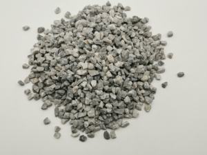 Pierre naturelle ronde, pierre de rivière blanche, revêtement de sol granulaire, galets et cailloux pour salle de bain et application extérieure, couleur grise - Product Image 3