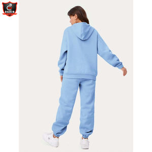 <b>Top</b> Sale Custom Tracksuit Jogger Suit Two Piece Woman <b>Sweat</b> Suits Set 100% Cotton Women Tracksuit - Product Image 2