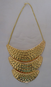 Collar de cadena y Bola de Latón chapado en oro con perla y ágata, regalo de estilo cristiano religioso clásico, joyería de aleación de Zinc - Product Image 3