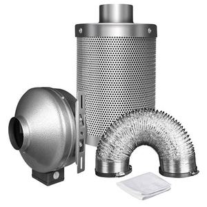 4&quot; Inches Blower <strong>Fan</strong> 12v <strong>Inline</strong> Duct Ec <strong>Fan</strong> Silent 4 Inch <strong>Inline</strong> Carbon Filter Kit Ventilation Duct <strong>Fan</strong> - Product Image 6