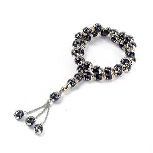 ลูกปัดสำหรับสวดมนต์ของชาวมุสลิมลูกปัดแทสบิห์คริสตัลเงางามถือแทชบีห์มุสลิม33เม็ดทาเซบิห์ - Product Image 4