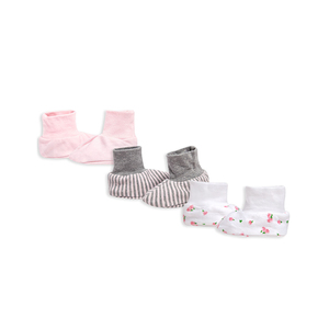 <b>Soft</b> Organic Cotton Fabric Baby Booties - Newborn Slippers New Fashion Cotton Baby Booties - Product Image 1