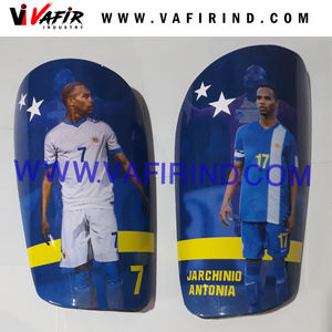 Espinilleras de Fútbol de Diseño Especial, Personalizadas, de Fibra de Carbono y Poliéster, Color Personalizado, Logotipo del Cliente, Artículos de Fútbol - Product Image 5
